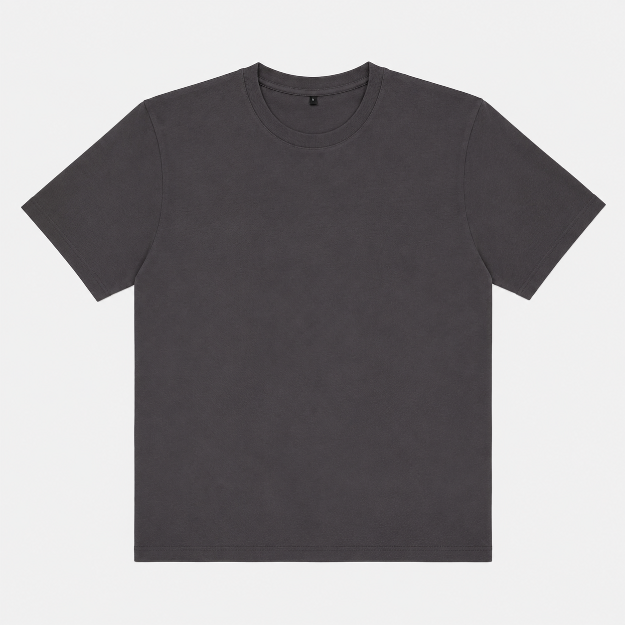 Urban Stone Grey Heavyweight Cotton Oversize T-Shirt – Premium Modern Fit - Image 2