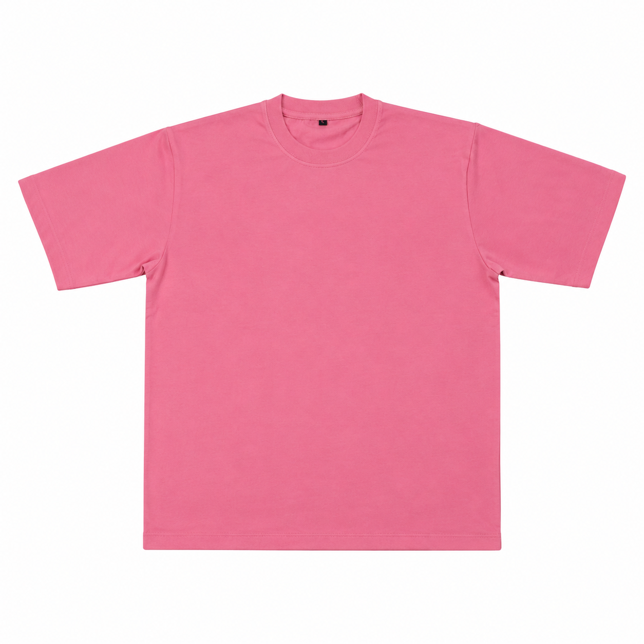 Pink Heavyweight Cotton Oversize T-Shirt – Premium Modern Fit - Image 2